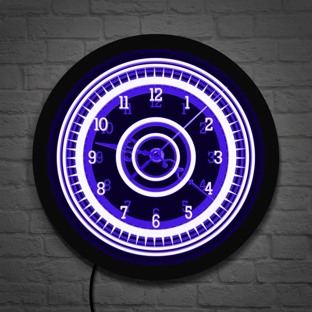 Luminous 3D Wall Clock with Silent Non-Ticking Arabic Numerals Illuminated Edge Lit Bar Beer Neon Sign Wall Clock with LED Light
Luminous 3D Wall Clock with Silent Non-Ticking Arabic Numerals Illuminated Edge Lit Bar Beer Neon Sign Wall Clock with LED Light