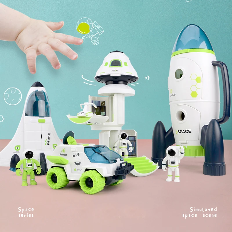 Space Rocket Toy Astronaut Spaceship Toys Model Shuttle Space Station Rocket Aviation Series Toys Children Gift
Space Rocket Toy Astronaut Spaceship Toys Model Shuttle Space Station Rocket Aviation Series Toys Children Gift