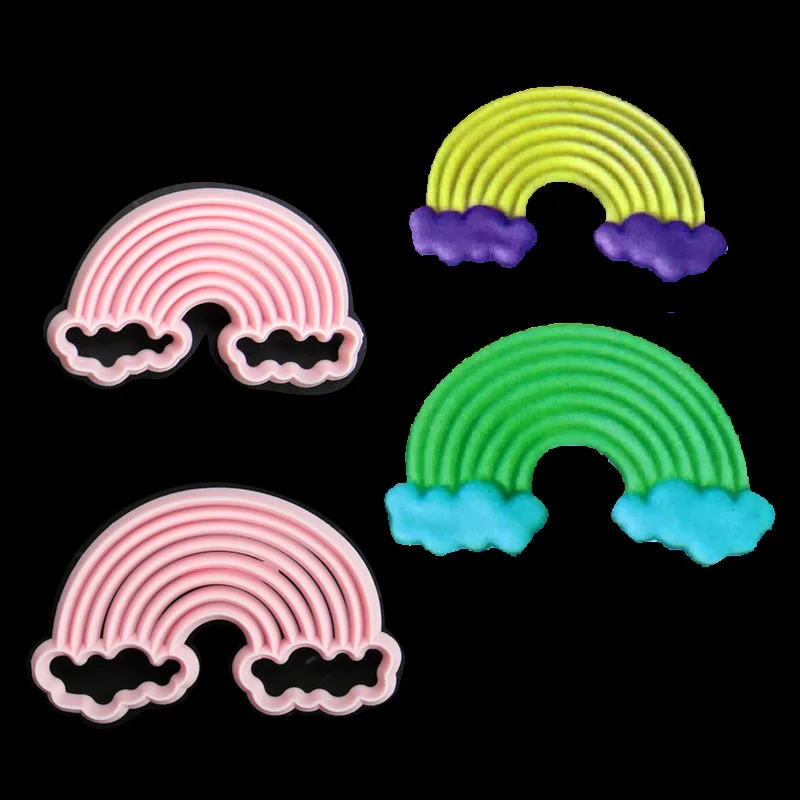 2Pcs/Set Rainbow Cloud Fondant Cake Cookie Mold Kitchen Baking Pastry Plastic
2Pcs/Set Rainbow Cloud Fondant Cake Cookie Mold Kitchen Baking Pastry Plastic