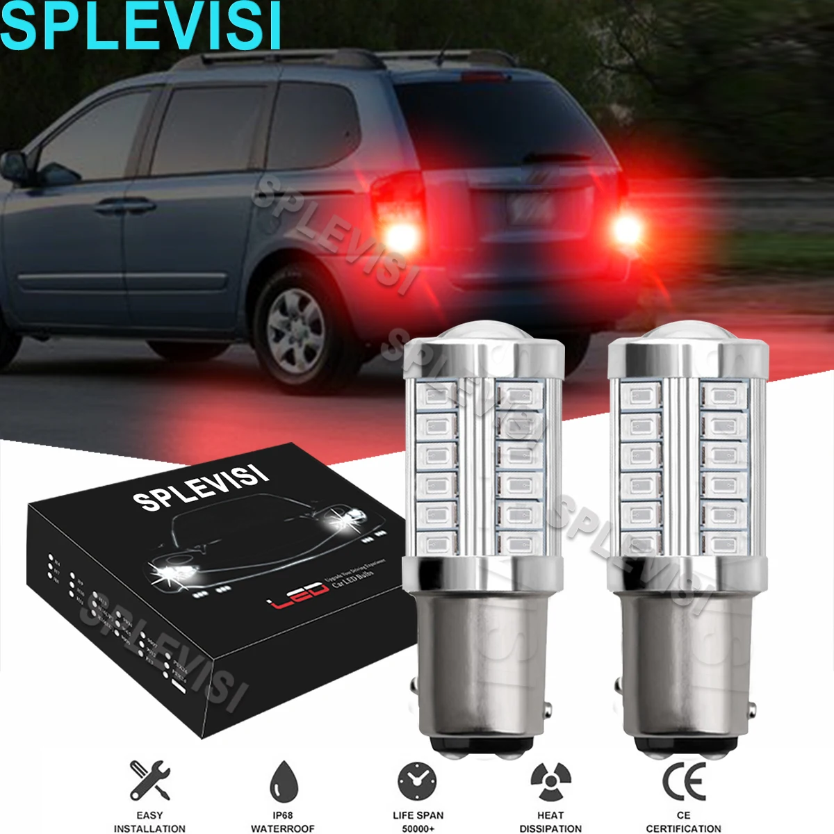 2PCS LED Red Brake Stop Tail Light Lamp Bulbs For Kia Sedona 1998-2012 Kia Picanto MK1 2004-2011 Kia Venga 2009 2010 2011-2018
2PCS LED Red Brake Stop Tail Light Lamp Bulbs For Kia Sedona 1998-2012 Kia Picanto MK1 2004-2011 Kia Venga 2009 2010 2011-2018