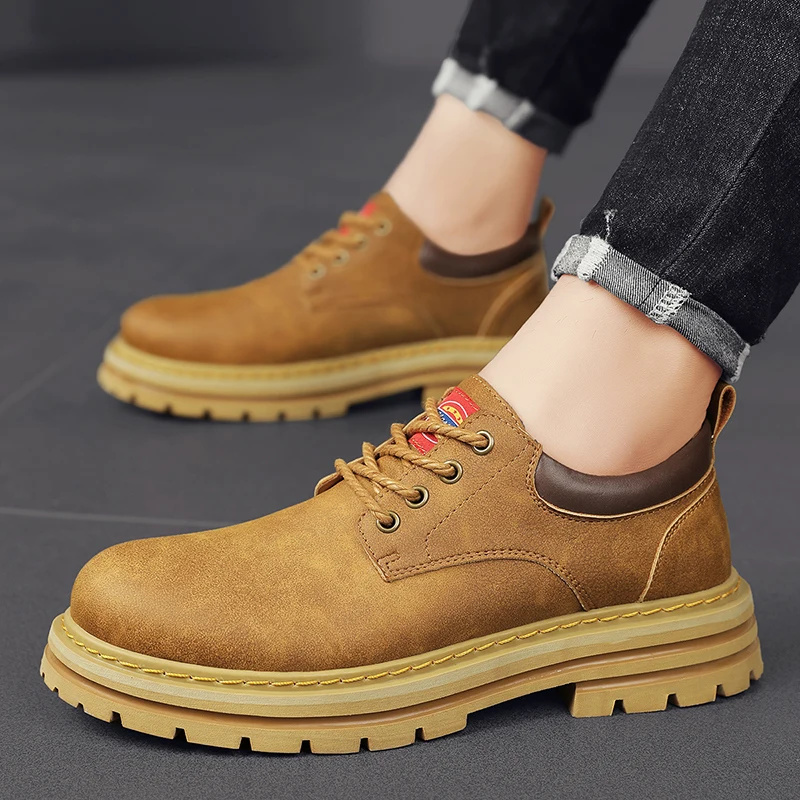 Мужские повседневные туфли из натуральной кожи, оксфорды на шнуровке, дышащие, обувь на плоской подошве
Мужские повседневные туфли из натуральной кожи, оксфорды на шнуровке, дышащие, обувь на плоской подошве