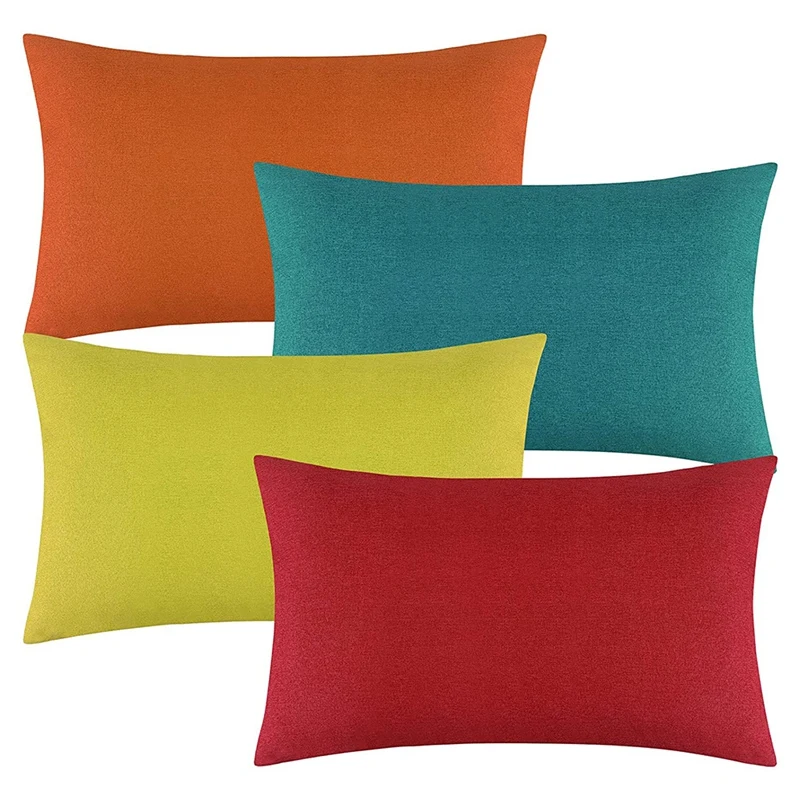 Outdoor Waterproof Throw Pillow Covers Decorative Garden Cushion Cases Pillowcases for Patio, Couch, Tent,12 x 20 Inches
Outdoor Waterproof Throw Pillow Covers Decorative Garden Cushion Cases Pillowcases for Patio, Couch, Tent,12 x 20 Inches