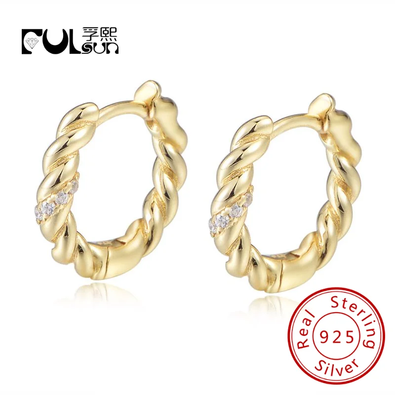 Wavy twisted S925 Silver Huggies hoop Earrings Dainty fine Jewelry Wholesale 925 Sterling Silver 14K Gold Plated For Woman girl 
Wavy twisted S925 Silver Huggies hoop Earrings Dainty fine Jewelry Wholesale 925 Sterling Silver 14K Gold Plated For Woman girl