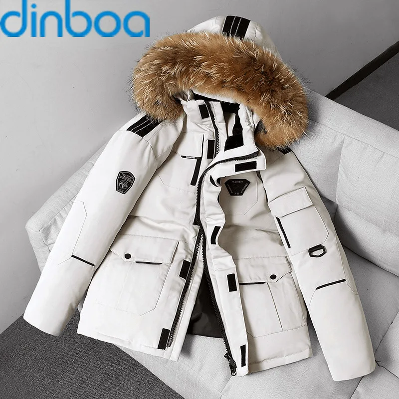 Men's Thermal Down Jacket Thick Puffer Jacket Men Coat High Quality Overcoat Winter Parka Men 90% White Duck Down Removable Cap
Men's Thermal Down Jacket Thick Puffer Jacket Men Coat High Quality Overcoat Winter Parka Men 90% White Duck Down Removable Cap