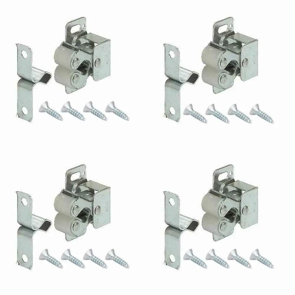 4sets Roller Catch Cupboard Cabinet Door Latch Twin Double Catches Cold Rolled Steel Caravan Boat Accessories High Quality
4sets Roller Catch Cupboard Cabinet Door Latch Twin Double Catches Cold Rolled Steel Caravan Boat Accessories High Quality