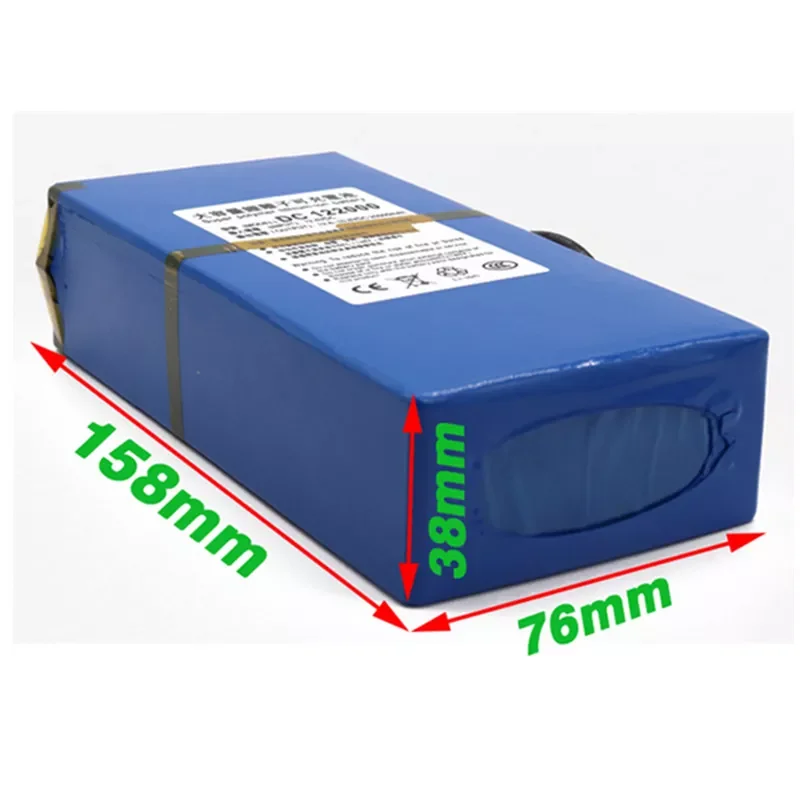 Battery 18650 High Quality Super Rechargeable Portable 12V 20000mah Lithium Ion Batteryes Pack Met with DC 12.6V 20ah PDA
Battery 18650 High Quality Super Rechargeable Portable 12V 20000mah Lithium Ion Batteryes Pack Met with DC 12.6V 20ah PDA