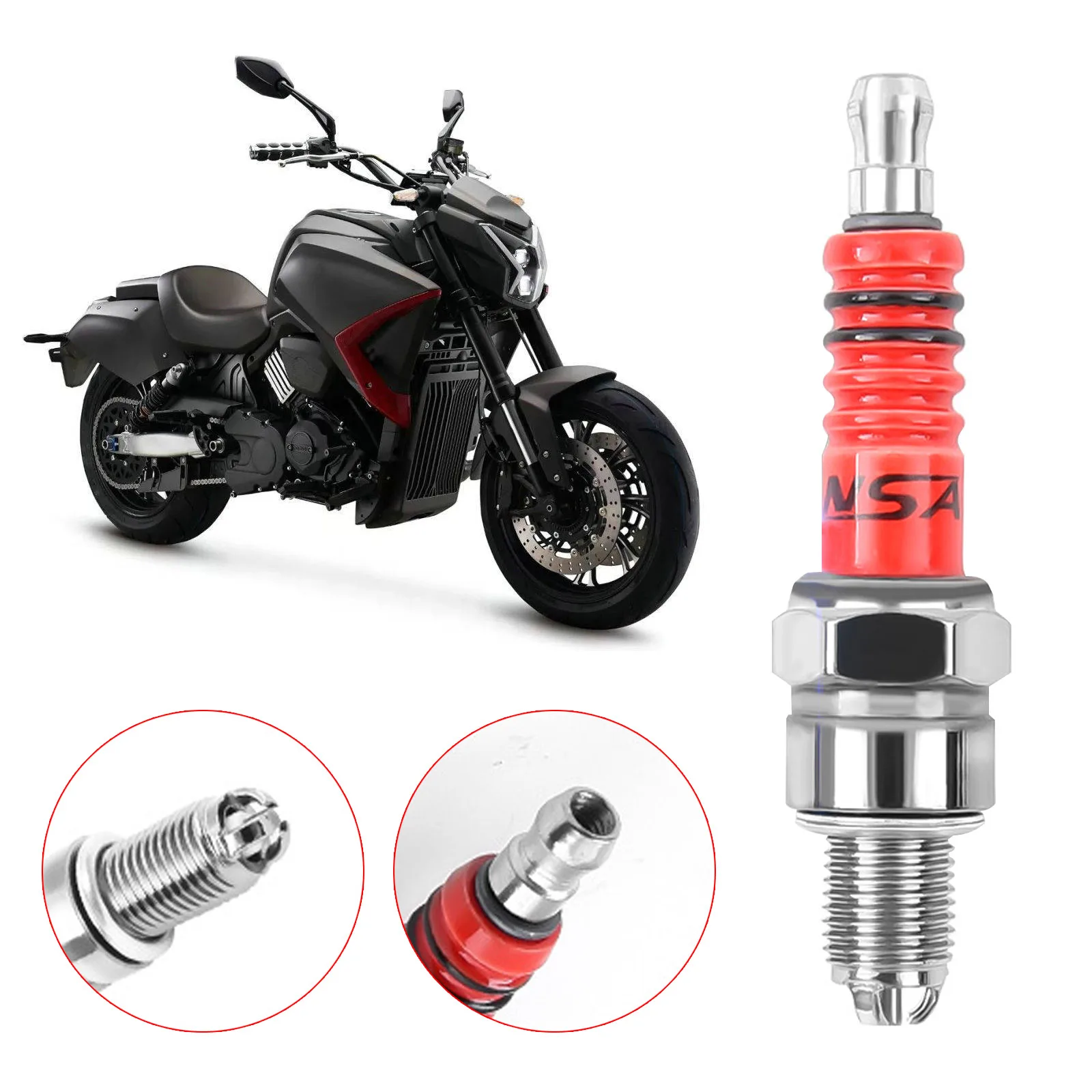 1 шт. Свеча зажигания высокая производительность A7TC 3-электроды для GY6 50cc-150cc скутер мотоцикл 10 мм Свеча зажигания аксессуары
1 шт. Свеча зажигания высокая производительность A7TC 3-электроды для GY6 50cc-150cc скутер мотоцикл 10 мм Свеча зажигания аксессуары