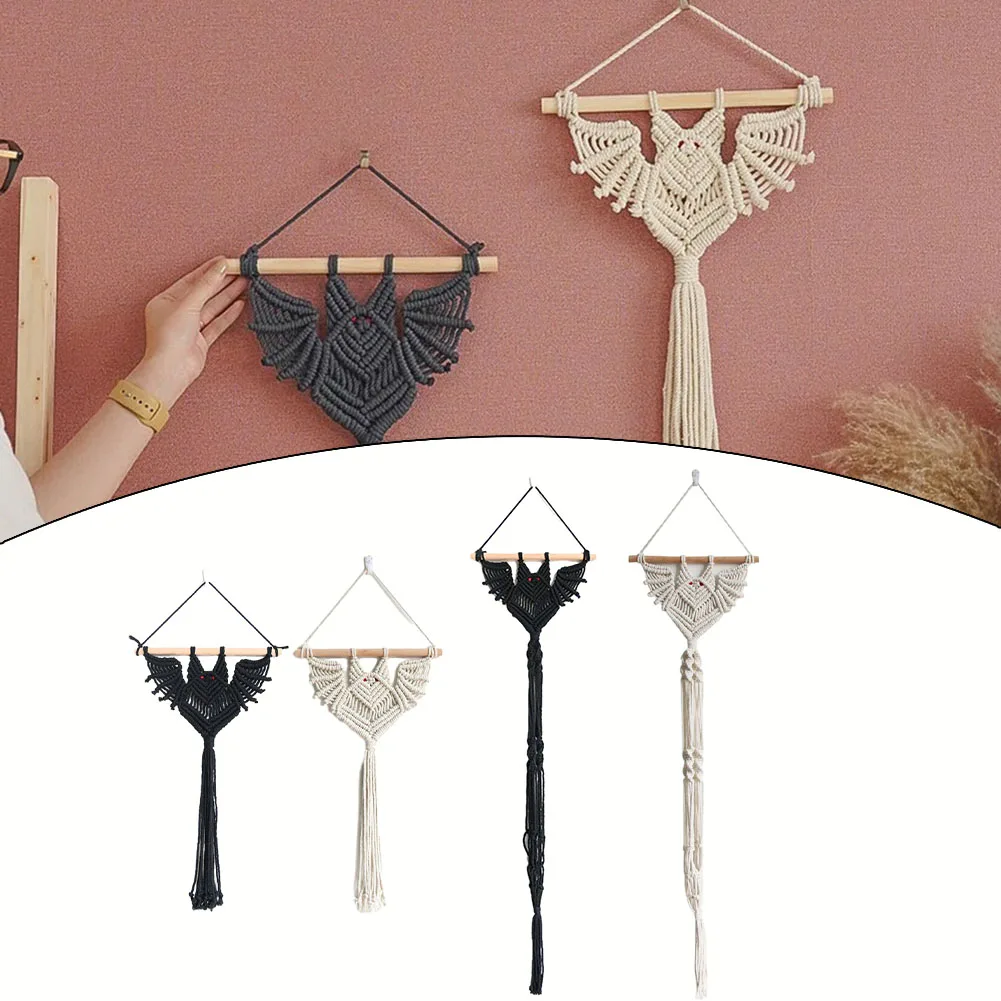 1pc Hand Woven Wall Hanging Macrame Tapestry Macrame Pattern For Home Living Room Halloween Decoration
1pc Hand Woven Wall Hanging Macrame Tapestry Macrame Pattern For Home Living Room Halloween Decoration