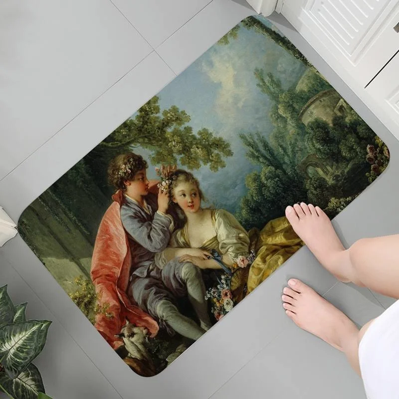 Art Doormat Entrance Washable Rug Bedroom Mats Carpet Anti-slip Decoration Renaissance Art Parlor Mat Room Carpets Prayer Rug
Art Doormat Entrance Washable Rug Bedroom Mats Carpet Anti-slip Decoration Renaissance Art Parlor Mat Room Carpets Prayer Rug