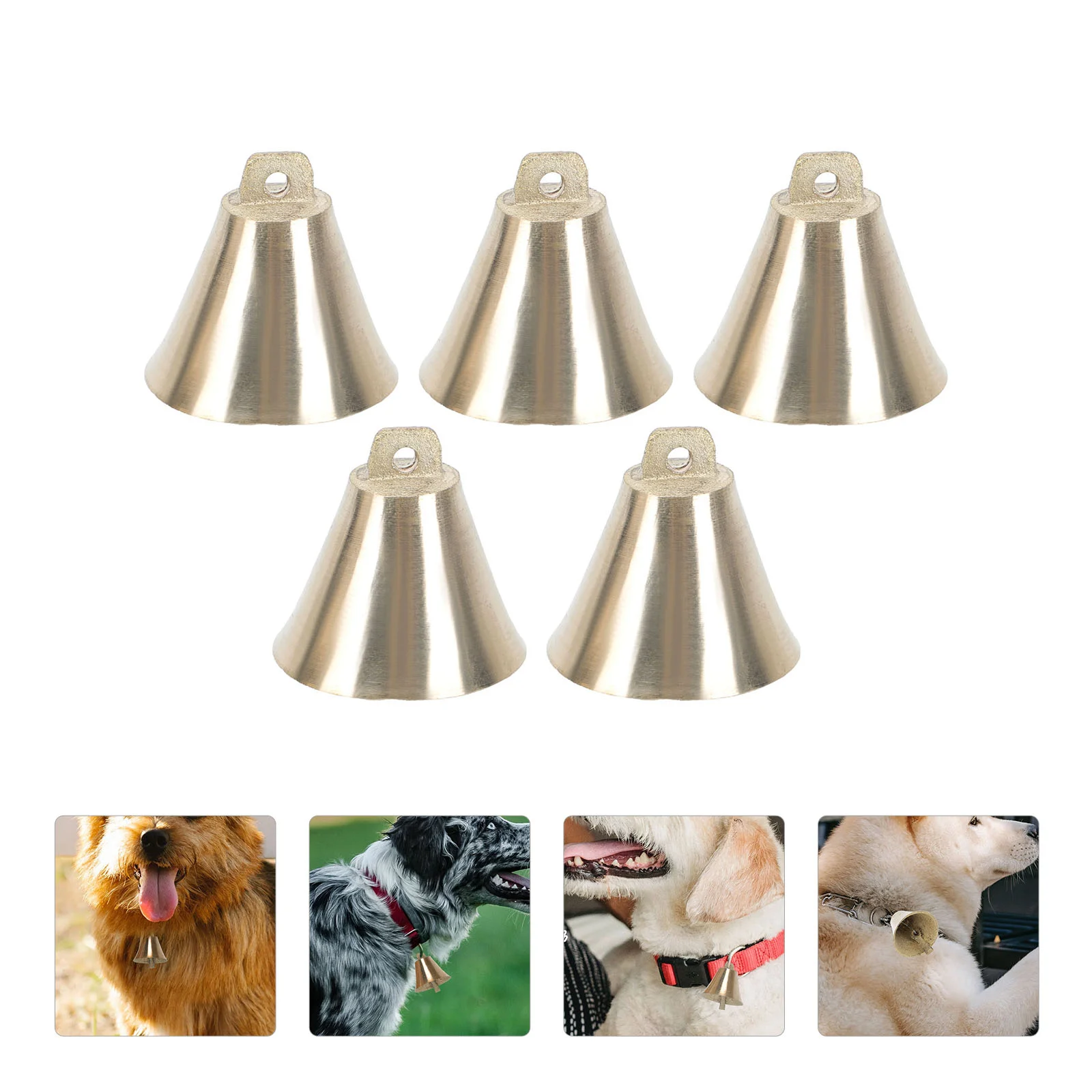 5pcs Cow Horse Sheep Grazing Copper Bells Cattle Farm Copper Loud Bell Anti- lost Distance Cattle Farm Loud Bell
5pcs Cow Horse Sheep Grazing Copper Bells Cattle Farm Copper Loud Bell Anti- lost Distance Cattle Farm Loud Bell