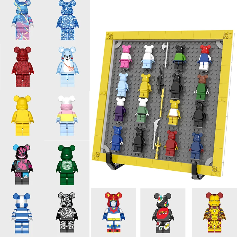 3D Строительные блоки супераниме bearbrick playmobil MOC, мини Экшн-фигурки, модель, сборные игрушки, детские подарки
3D Строительные блоки супераниме bearbrick playmobil MOC, мини Экшн-фигурки, модель, сборные игрушки, детские подарки