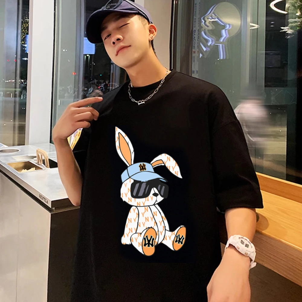 Sporty Summer Cotton Oversized Men's T-shirt Men's Cool Cartoon Short Sleeve Top High-quality T-shirt O Collar Unisex Clothing
Sporty Summer Cotton Oversized Men's T-shirt Men's Cool Cartoon Short Sleeve Top High-quality T-shirt O Collar Unisex Clothing