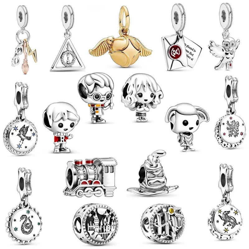 NEW Magic charm Pendant Train Bird Hat Suitable for Charm Bracelet Necklace harrys series Accessory Women beads Jewelry Making
NEW Magic charm Pendant Train Bird Hat Suitable for Charm Bracelet Necklace harrys series Accessory Women beads Jewelry Making