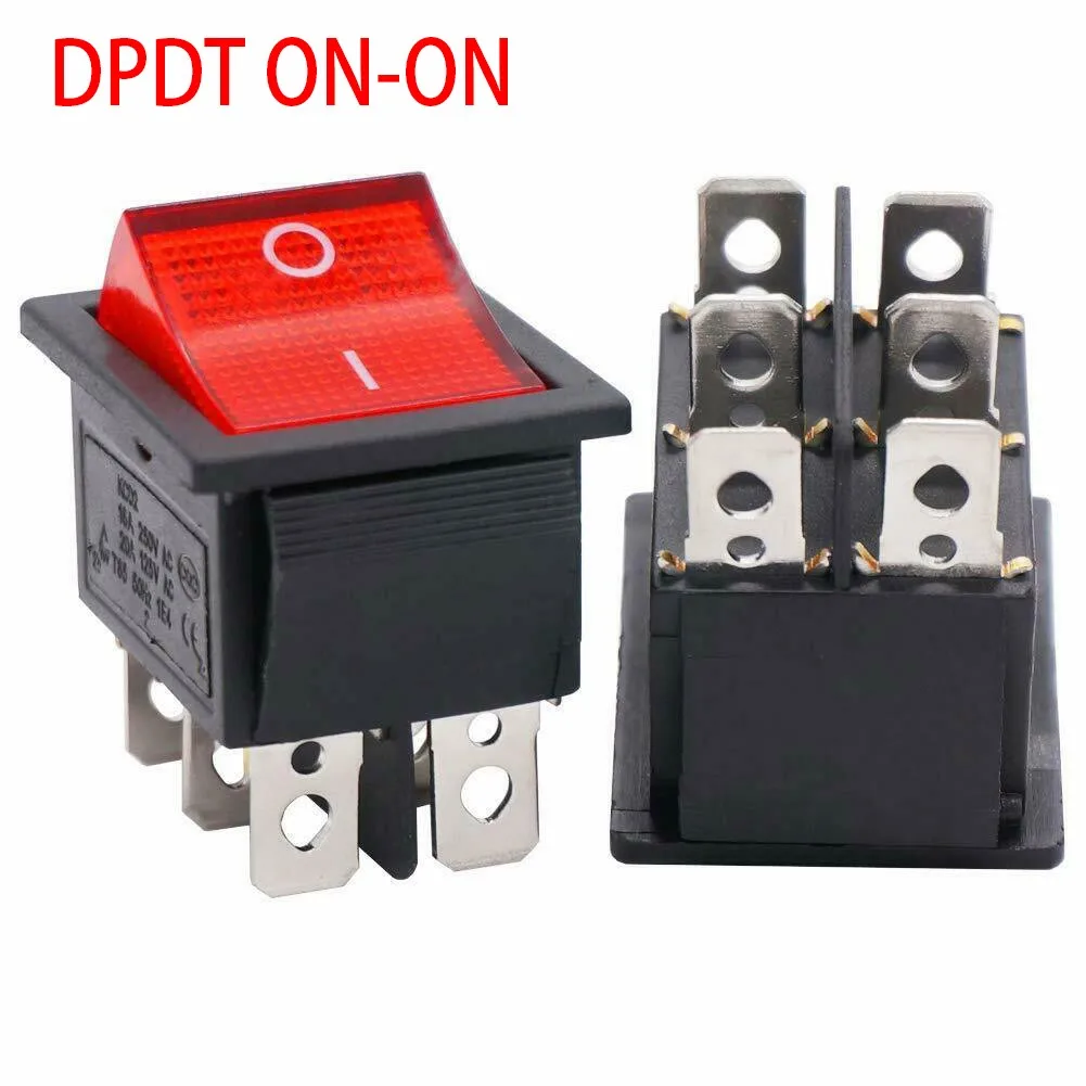 1 шт. переключатель DPDT ON-ON клавишный переключатель с красной неоновой лампой KCD2 16 А/125 В переменного тока в Панельное крепление для электротоваров инструменты
1 шт. переключатель DPDT ON-ON клавишный переключатель с красной неоновой лампой KCD2 16 А/125 В переменного тока в Панельное крепление для электротоваров инструменты