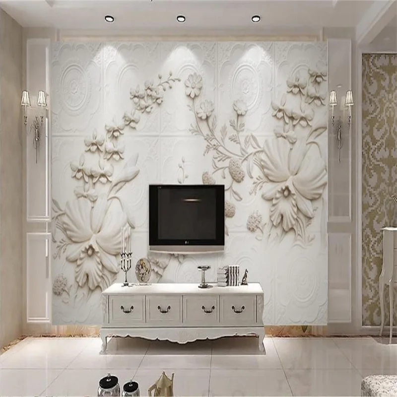 European Carved Plaster 3D Wallpaper Living Room Wallpaper For Walls 3 D Photo Wallpaper Papel De Parede
European Carved Plaster 3D Wallpaper Living Room Wallpaper For Walls 3 D Photo Wallpaper Papel De Parede