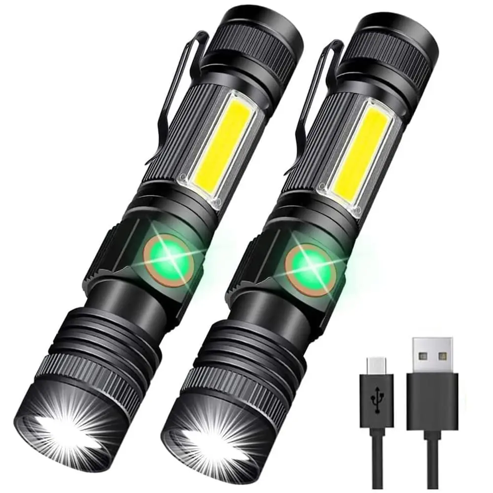 Фонарик с зарядкой от USB, магнитный фонарик, суперъяркий светодиодный тактический фонарик с боковым светом Cob, водонепроницаемый, маленький ...
Фонарик с зарядкой от USB, магнитный фонарик, суперъяркий светодиодный тактический фонарик с боковым светом Cob, водонепроницаемый, маленький ...