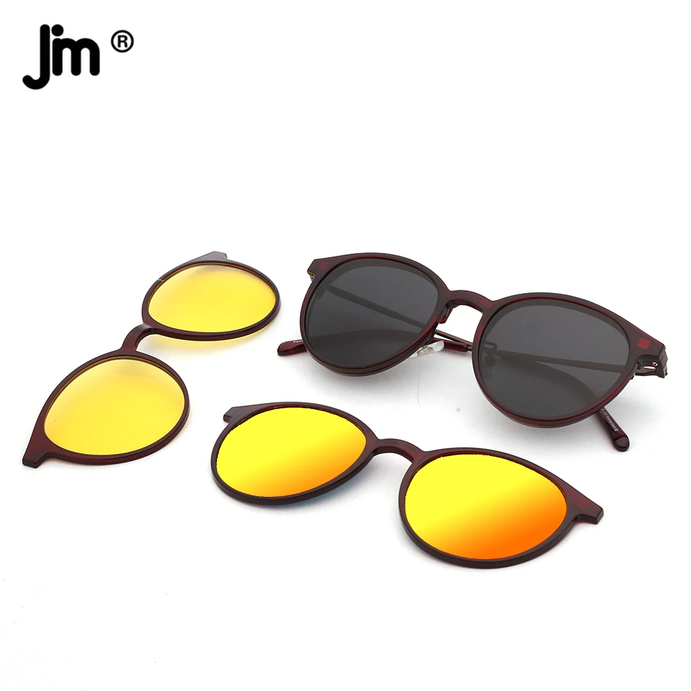 3pcs Round Polarized Magnetic Clip On Sunglasses Women Fashion Night Driving Sunglasses UV400
3pcs Round Polarized Magnetic Clip On Sunglasses Women Fashion Night Driving Sunglasses UV400