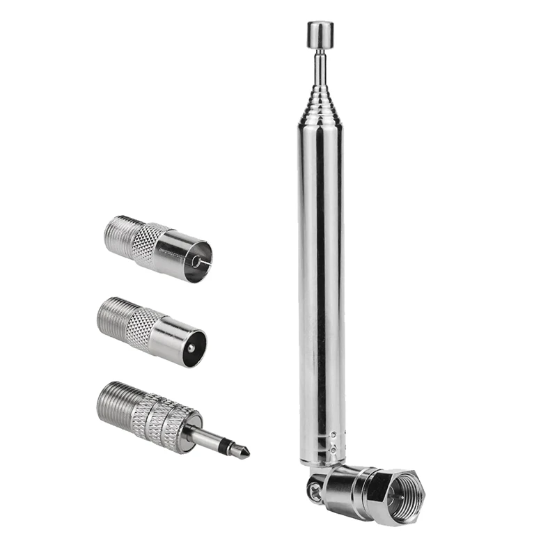 FM Radio Antenna Replacement Telescopic Screw F Type Male Plug Connector Adapter For AV Stereo Receiver Home Amplifier
FM Radio Antenna Replacement Telescopic Screw F Type Male Plug Connector Adapter For AV Stereo Receiver Home Amplifier