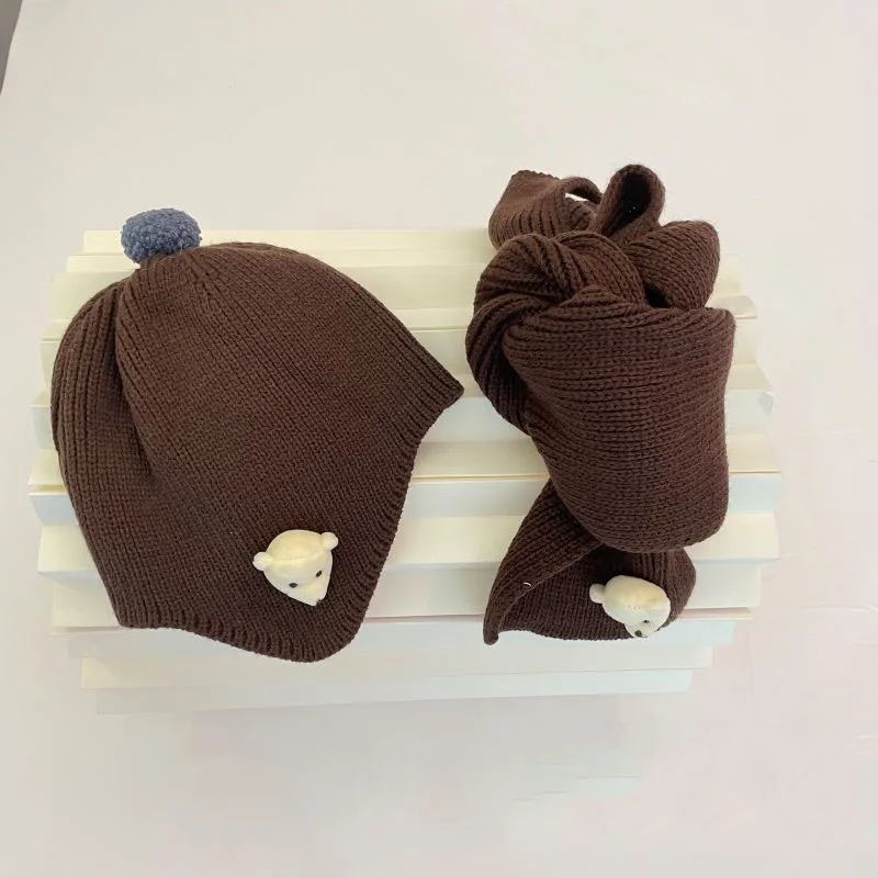 Casual Hats for Children Autumn Winter Kids Girls Boys Beanies Caps Warm Soft Solid Color Baby Knitted Hats Scarf Cute Bear
Casual Hats for Children Autumn Winter Kids Girls Boys Beanies Caps Warm Soft Solid Color Baby Knitted Hats Scarf Cute Bear