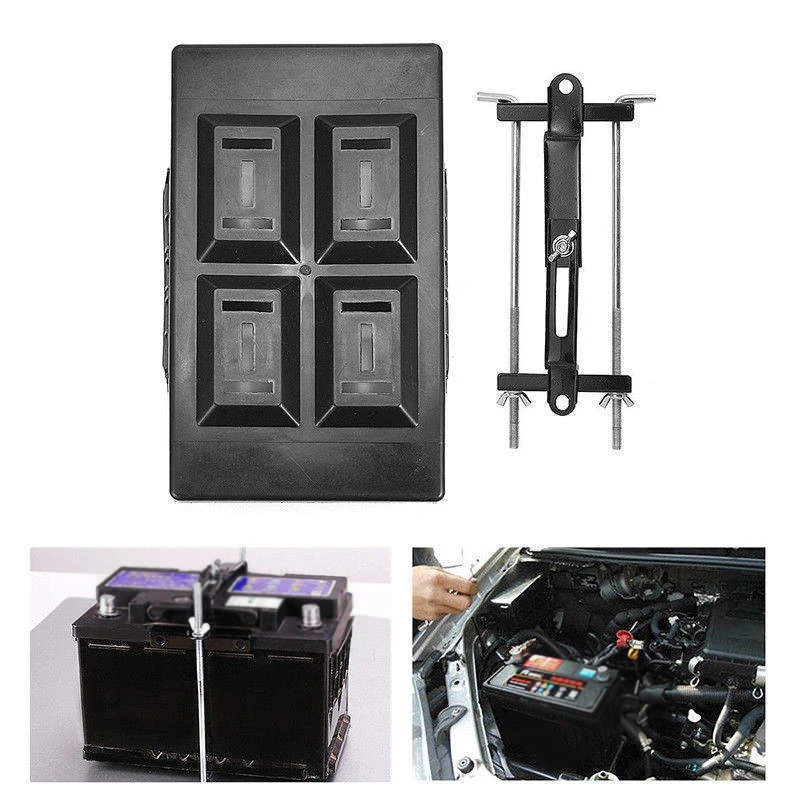 1pcs Set Battery Tray Stabilized Storage Firm Holder Accessories Black+silver Auto Parts Battery Stability Tray
1pcs Set Battery Tray Stabilized Storage Firm Holder Accessories Black+silver Auto Parts Battery Stability Tray
