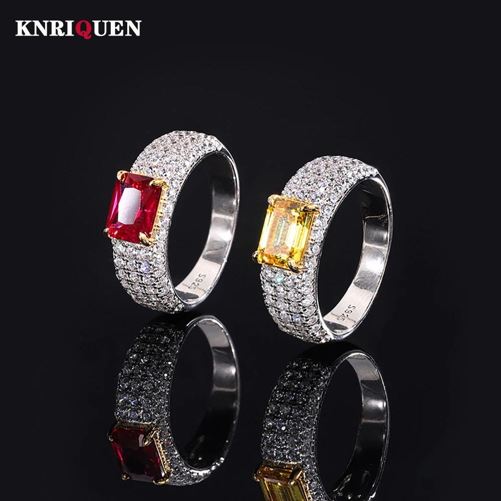 Vintage 100% 925 Real Silver 6*8mm Square Ruby Topaz Lab Diamond Rings for Women Gemstone Wedding Bands Party Fine Jewelry Gift
Vintage 100% 925 Real Silver 6*8mm Square Ruby Topaz Lab Diamond Rings for Women Gemstone Wedding Bands Party Fine Jewelry Gift