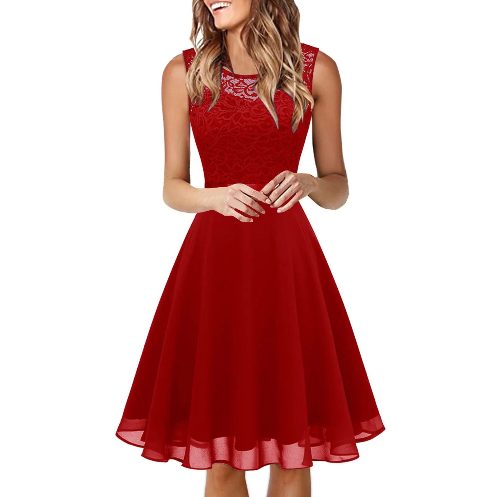 Women's Lace Dress Bow Belt Elegant Irregular Length Dress Sleeveless Chiffon Dress Bridesmaid Metallic Formal Dresses for Women
Women's Lace Dress Bow Belt Elegant Irregular Length Dress Sleeveless Chiffon Dress Bridesmaid Metallic Formal Dresses for Women