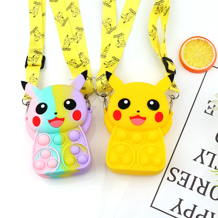 Pokémon Joint Coin Purse Silicone Decompression Bubble Pinch Music Cartoon Cute Decompression Toy Bag To Release Pressure Toys
Pokémon Joint Coin Purse Silicone Decompression Bubble Pinch Music Cartoon Cute Decompression Toy Bag To Release Pressure Toys