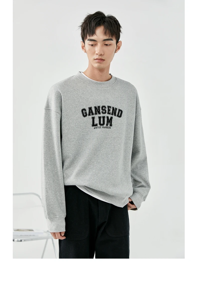 Y1991 spring and autumn new male long -sleeved Korean round neck letter sweatshirts
Y1991 spring and autumn new male long -sleeved Korean round neck letter sweatshirts