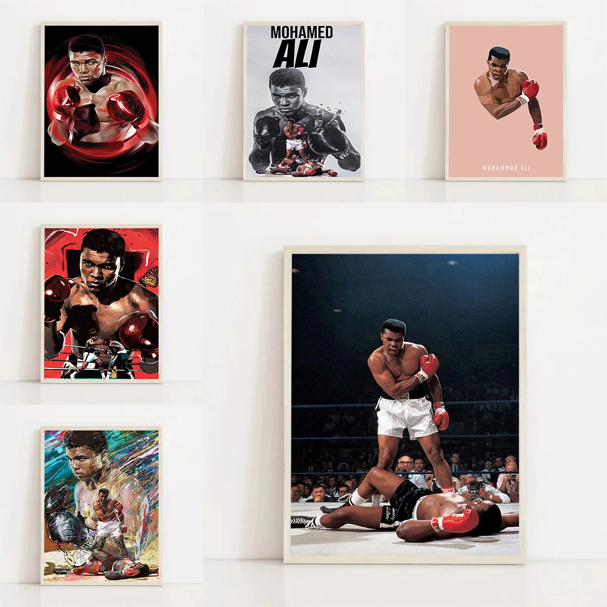 Muhammad Ali Poster Boxing Champion Painting on Canvas Wall Art Decorative Pictures for Living Room Decor Interior Paintings
Muhammad Ali Poster Boxing Champion Painting on Canvas Wall Art Decorative Pictures for Living Room Decor Interior Paintings