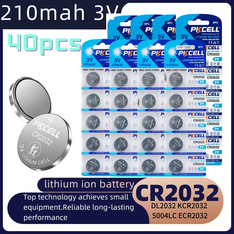 40pcs CR2032 Lithium-ion button cell BR2032 ECR2032 LM2032 5004LC for Clock, Toys, Car Remote Control cr2032 battery
40pcs CR2032 Lithium-ion button cell BR2032 ECR2032 LM2032 5004LC for Clock, Toys, Car Remote Control cr2032 battery
