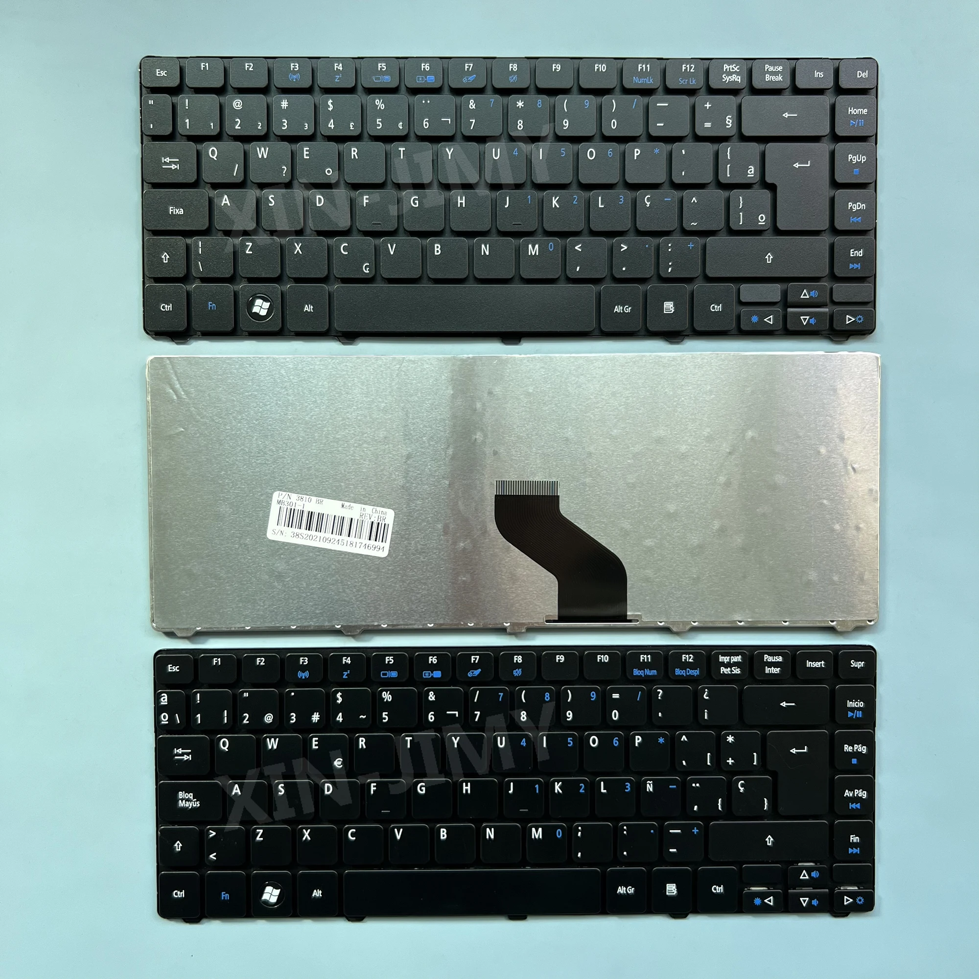 XIN Brazilian Spanish Keyboard For ACER Aspire 3810 3810T 4743G 4750G 4736 4739Z 4820TG 4740G 4741G 4743G Laptop SP BR
XIN Brazilian Spanish Keyboard For ACER Aspire 3810 3810T 4743G 4750G 4736 4739Z 4820TG 4740G 4741G 4743G Laptop SP BR