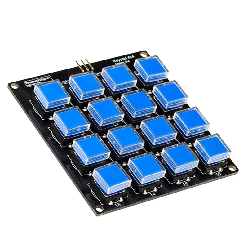 16-Key Keyboard Module 4X4 Analog Pin Connection MCU Keyboard for Arduino, Raspberry, STM
16-Key Keyboard Module 4X4 Analog Pin Connection MCU Keyboard for Arduino, Raspberry, STM