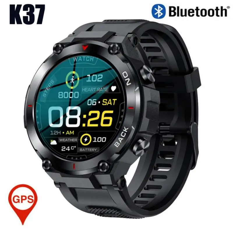 Men Smart Watch K37 GPS Outdoor Sport Fitness Tracker Bracelet Big Battery Super Long Standby Health Monitoring Smartwatch
Men Smart Watch K37 GPS Outdoor Sport Fitness Tracker Bracelet Big Battery Super Long Standby Health Monitoring Smartwatch