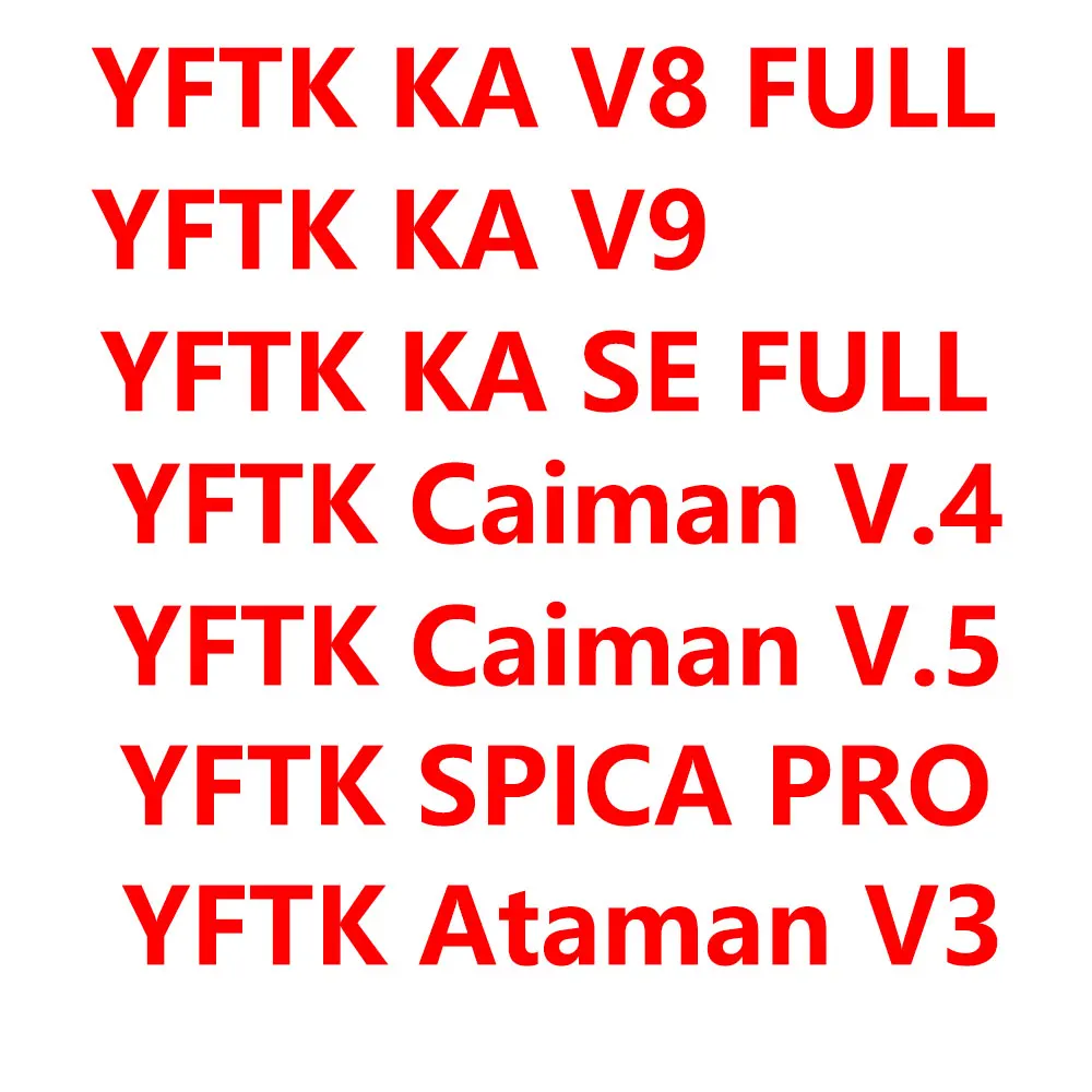 Набор деталей для домашнего инструмента «сделай сам» YFTK Ataman V3 / KA V8 full/ka se full/ka v9/caiman v.4/caiman v.5/spica pro/ataman v3, стильные аксессуары
Набор деталей для домашнего инструмента «сделай сам» YFTK Ataman V3 / KA V8 full/ka se full/ka v9/caiman v.4/caiman v.5/spica pro/ataman v3, стильные аксессуары