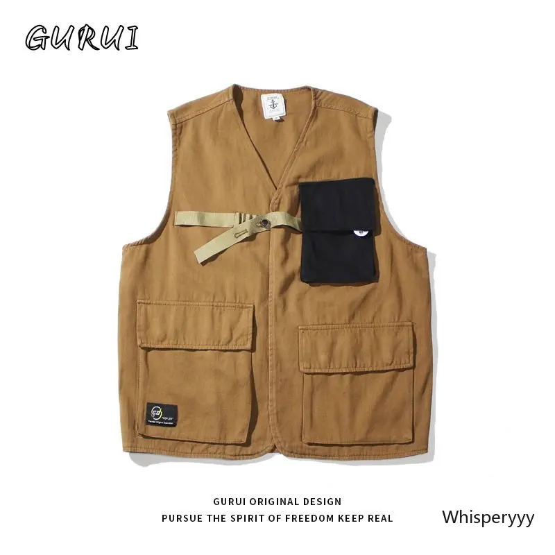 Japanese Fashion Multi-pocket Cargo Jacket Vest Men's Street Tide Brand Loose Tactics Sleeveless Waistcoat Casual 2023 Unisex
Japanese Fashion Multi-pocket Cargo Jacket Vest Men's Street Tide Brand Loose Tactics Sleeveless Waistcoat Casual 2023 Unisex
