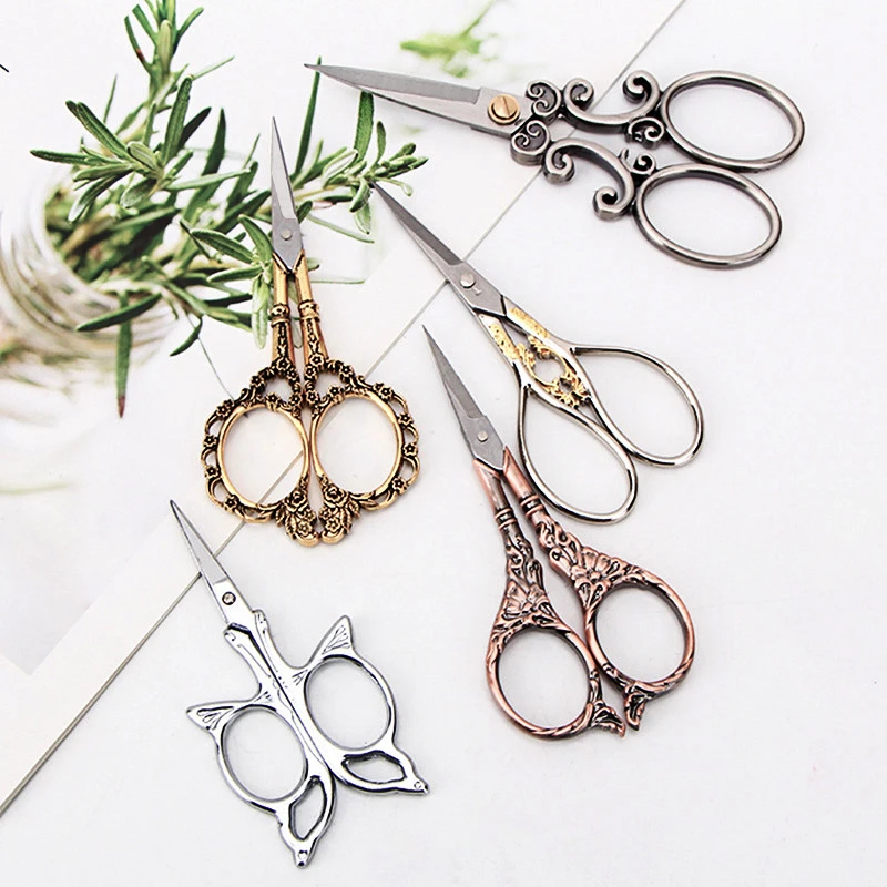 European Retro Tailor Scissors Cross Stitch Antique Vintage Scissors Thread Embroidery Scissor Sewings For Handicraft DIY Sewing
European Retro Tailor Scissors Cross Stitch Antique Vintage Scissors Thread Embroidery Scissor Sewings For Handicraft DIY Sewing