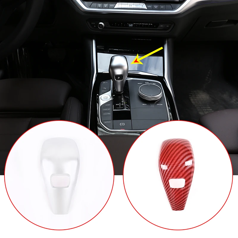 For BMW 3 Series 2019-2020 G20 G28 4 Series 2020 ABS Chrome/Red Carbon Fiber Car Interior Gear Shift Head Cover Trim Accessories
For BMW 3 Series 2019-2020 G20 G28 4 Series 2020 ABS Chrome/Red Carbon Fiber Car Interior Gear Shift Head Cover Trim Accessories
