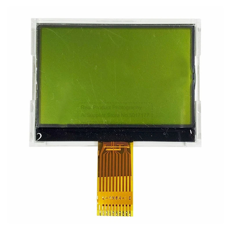 12864 LCD Screen 10Pin Green Display ST7565R Driver IC COG Process 53mm*40mm with Backlight Welded Connection 2.4 inch
12864 LCD Screen 10Pin Green Display ST7565R Driver IC COG Process 53mm*40mm with Backlight Welded Connection 2.4 inch