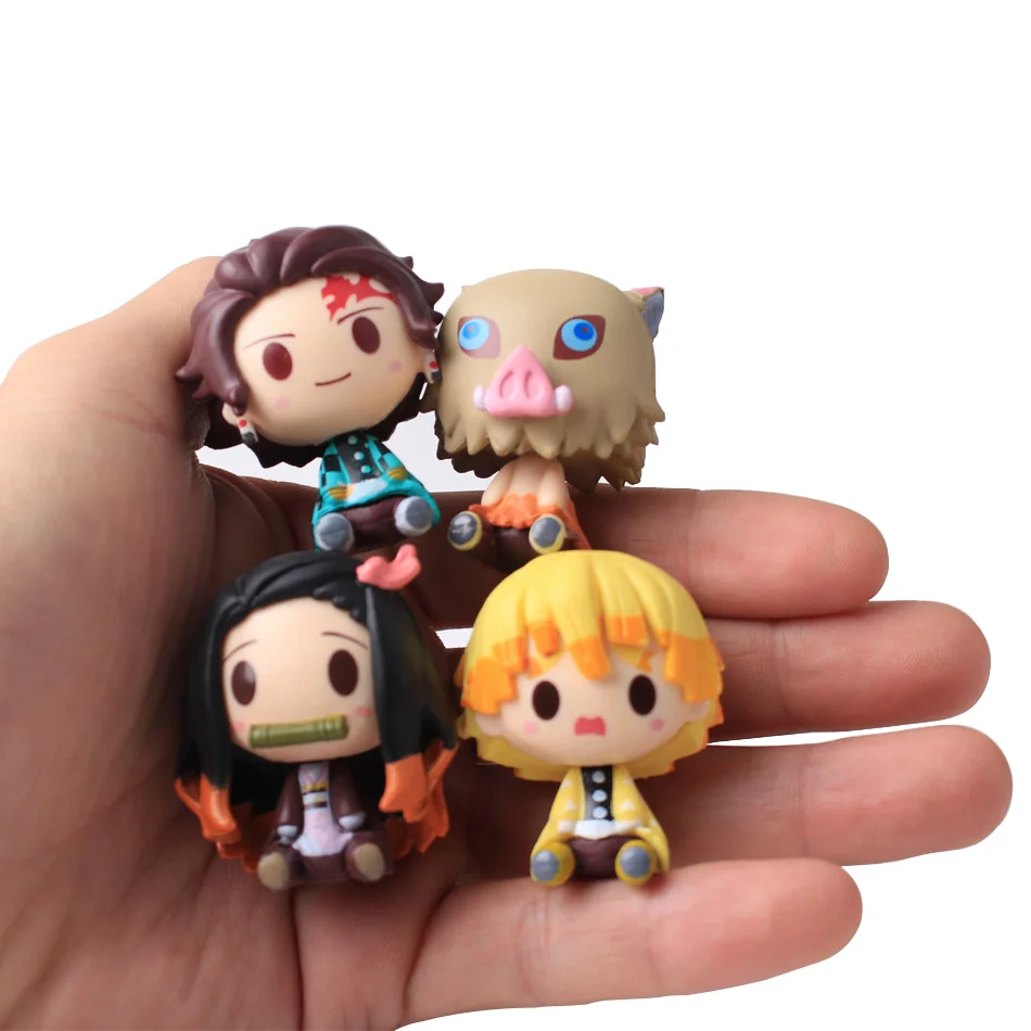 4 Pcs/set Anime Demon Slayer 4-5cm Figure Kimetsu No Yaiba Q Posket Kamado Tanjirou Nezuko Zenitsu Inosuke Figurine Toys
4 Pcs/set Anime Demon Slayer 4-5cm Figure Kimetsu No Yaiba Q Posket Kamado Tanjirou Nezuko Zenitsu Inosuke Figurine Toys