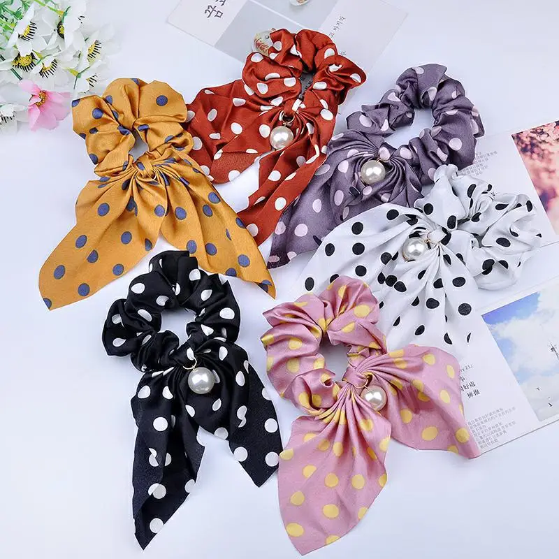 New Chiffon Bowknot Silk Hair Scrunchies Women Pearl Ponytail Holder Hair Tie Hair Rope Rubber Bands Headwear Hair Accessories
New Chiffon Bowknot Silk Hair Scrunchies Women Pearl Ponytail Holder Hair Tie Hair Rope Rubber Bands Headwear Hair Accessories