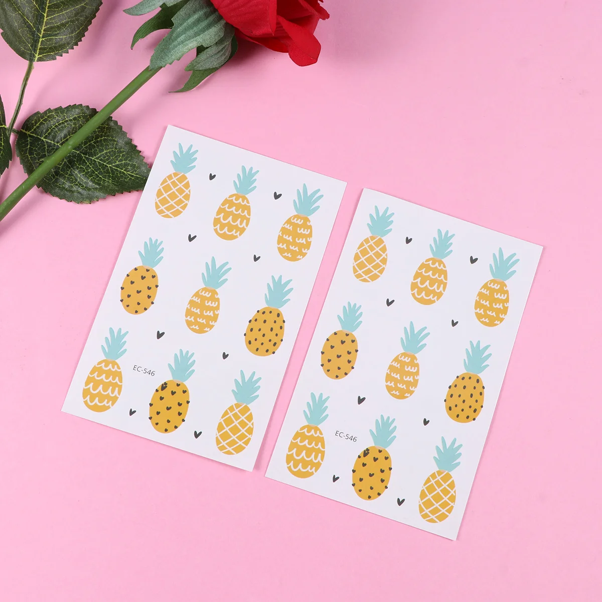 10PCS Eco-friendly Waterproof Colored Drawing Stickers Lovely Cartoon Pineapple Body Stickers
10PCS Eco-friendly Waterproof Colored Drawing Stickers Lovely Cartoon Pineapple Body Stickers