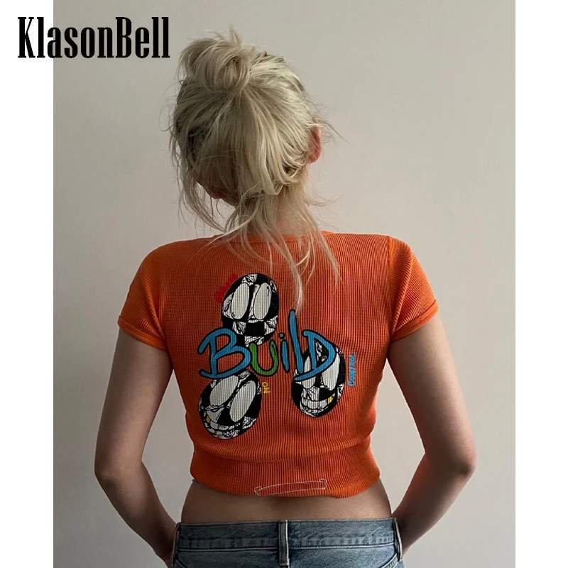 4.24 KlasonBell Letter Print Embroidery Pattern Short Tee Women High Street Cotton Round Neck T-Shirt
4.24 KlasonBell Letter Print Embroidery Pattern Short Tee Women High Street Cotton Round Neck T-Shirt