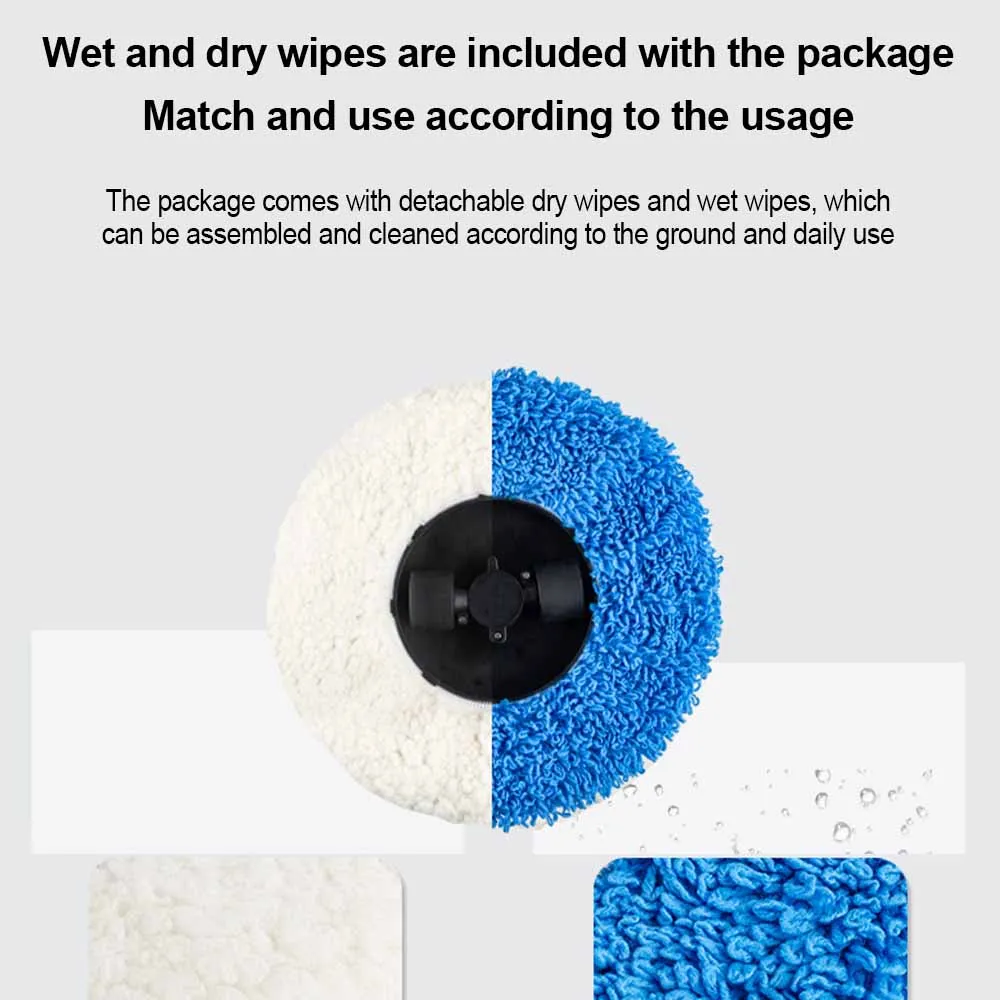 Spare Mop For Mopping Robot Accessories Mop Dry/Wet Wipe Spare Mop Vacuum Cleaner Spare Part Cleaning Tool 26x26cm
Spare Mop For Mopping Robot Accessories Mop Dry/Wet Wipe Spare Mop Vacuum Cleaner Spare Part Cleaning Tool 26x26cm