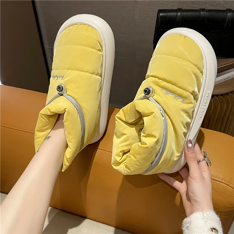 Women Boots Snow Flat Women's Boots Slip On Platform Shoes Woman Fur Waterproof Ankle Boots Keep Warm Botas Mujer Winter Shoes
Women Boots Snow Flat Women's Boots Slip On Platform Shoes Woman Fur Waterproof Ankle Boots Keep Warm Botas Mujer Winter Shoes