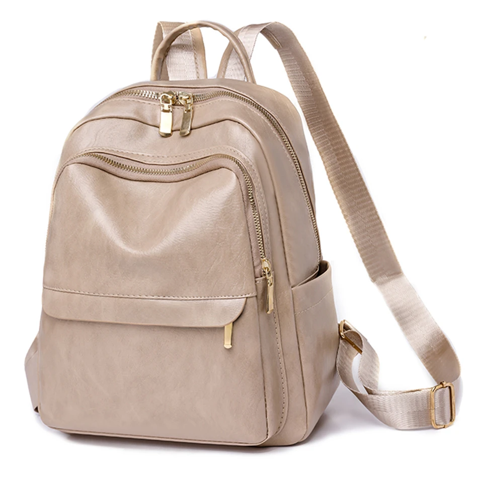 2023 Trendy High Quality Leather Women's Backpack Large Capacity Ladies Outdoor Travel Bag Fashion New College Students Bag pack 
2023 Trendy High Quality Leather Women's Backpack Large Capacity Ladies Outdoor Travel Bag Fashion New College Students Bag pack