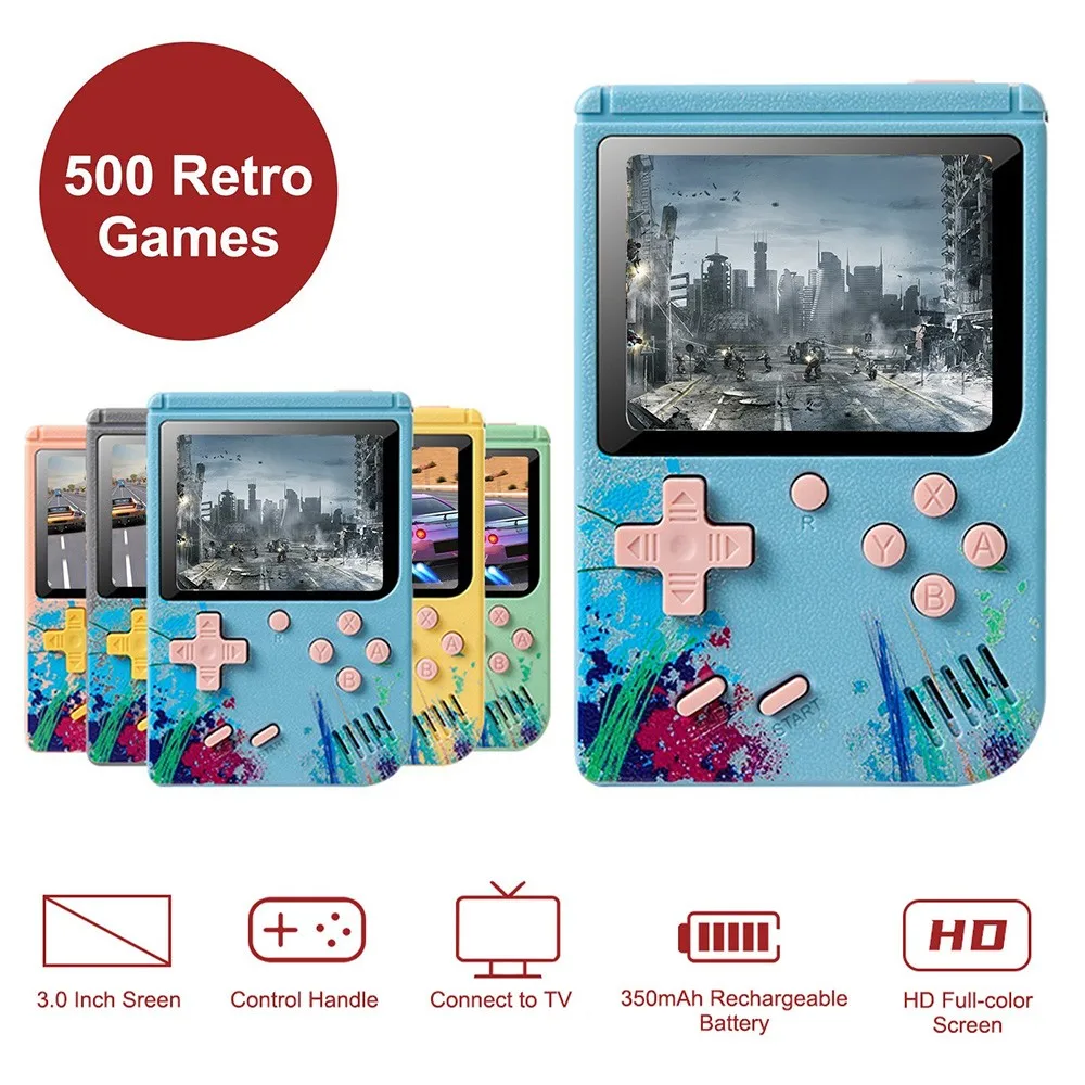 3.0 Inch Full-color Screen Handheld Game Console with 500 Retro Game Built In 350mAh Rechargeable Battery Green Cheapest
3.0 Inch Full-color Screen Handheld Game Console with 500 Retro Game Built In 350mAh Rechargeable Battery Green Cheapest