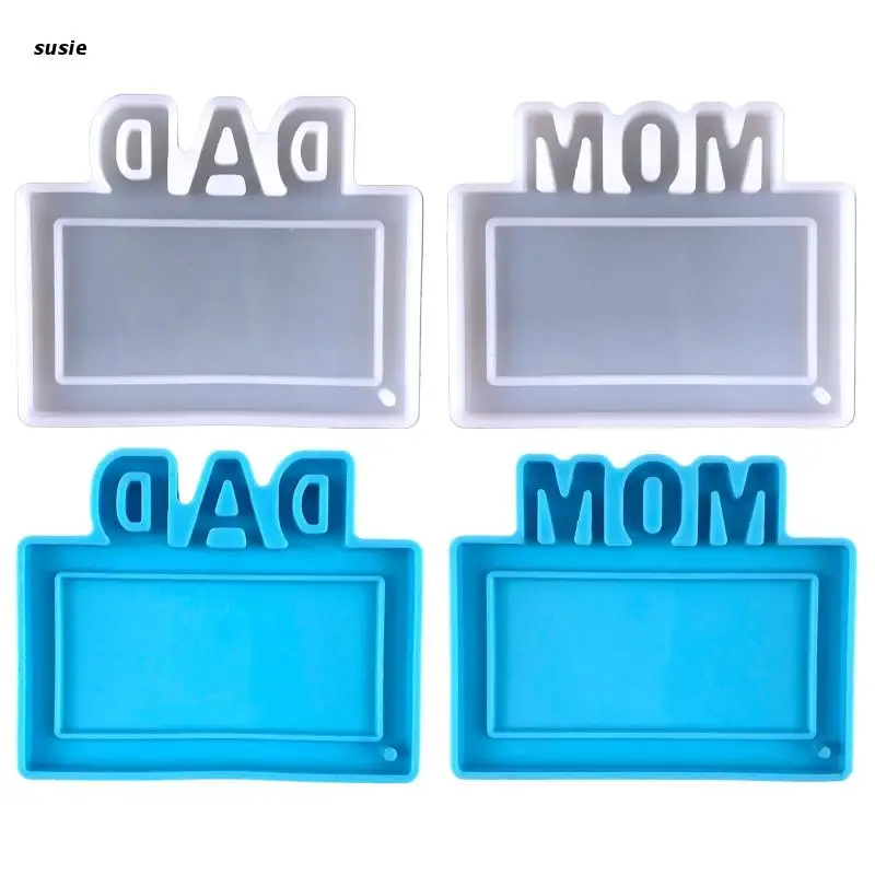 Father's Mother's Day Pendant UV Crystal Epoxy Mold Keychain Resin Silicone Mould DIY Crafts Jewelry Casting Tool
Father's Mother's Day Pendant UV Crystal Epoxy Mold Keychain Resin Silicone Mould DIY Crafts Jewelry Casting Tool