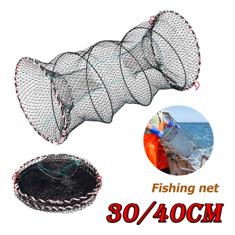 Foldable Fishing Trap Nets Crab Trap Cage Crawfish Trap Basket Collapsible Crayfish Shrimp Lobster Cast Net Fish Tackle 40x88cm
Foldable Fishing Trap Nets Crab Trap Cage Crawfish Trap Basket Collapsible Crayfish Shrimp Lobster Cast Net Fish Tackle 40x88cm
