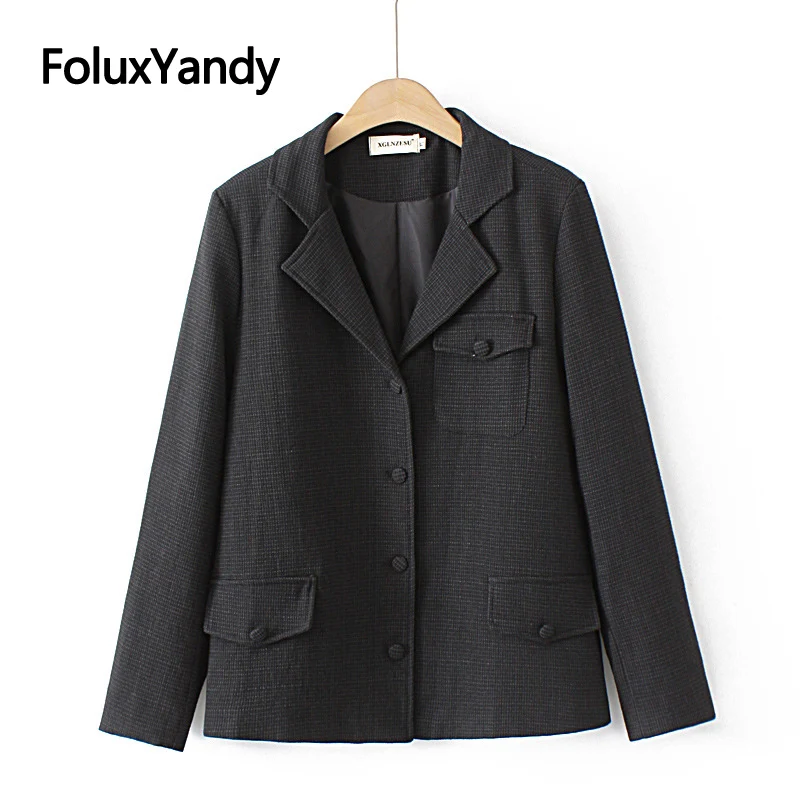 2022 Autumn New Women Blazers Plus Size Coats Pockets Single Breasted Office Lady Blazers Outerwear KKFY6280
2022 Autumn New Women Blazers Plus Size Coats Pockets Single Breasted Office Lady Blazers Outerwear KKFY6280