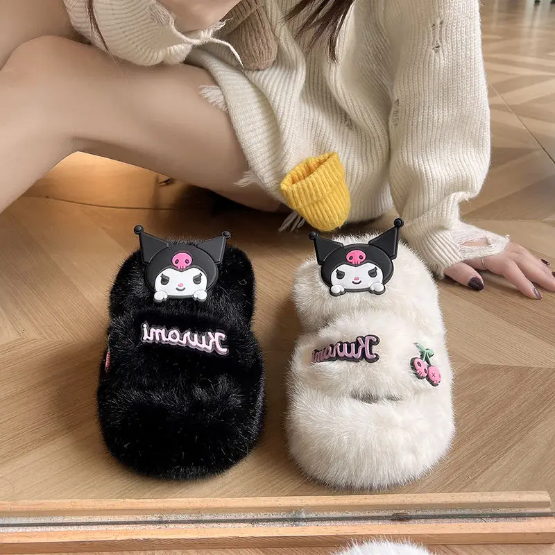 Kawaii Sanrioed аниме мультфильм Kuromi серия Зимние плюшевые тапочки хлопковая домашняя стеганая обувь для маленьких мальчиков девочек праздничный подарок
Kawaii Sanrioed аниме мультфильм Kuromi серия Зимние плюшевые тапочки хлопковая домашняя стеганая обувь для маленьких мальчиков девочек праздничный подарок